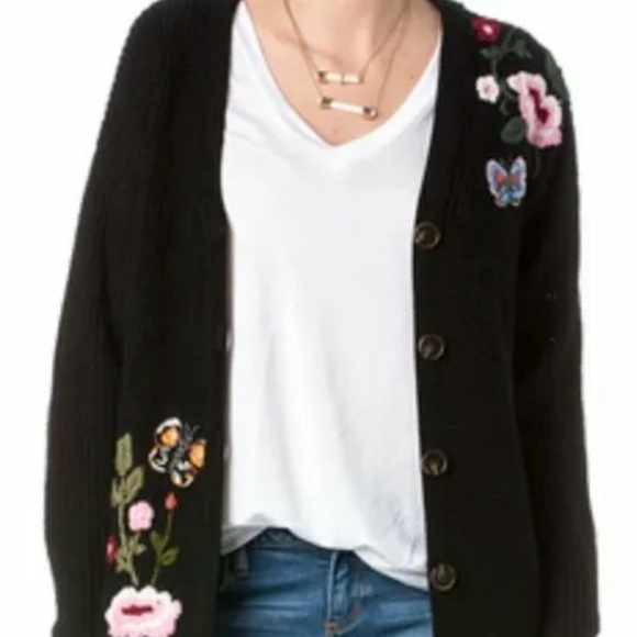 Miss Me Sweaters - Miss Me Embroidered Cardigan